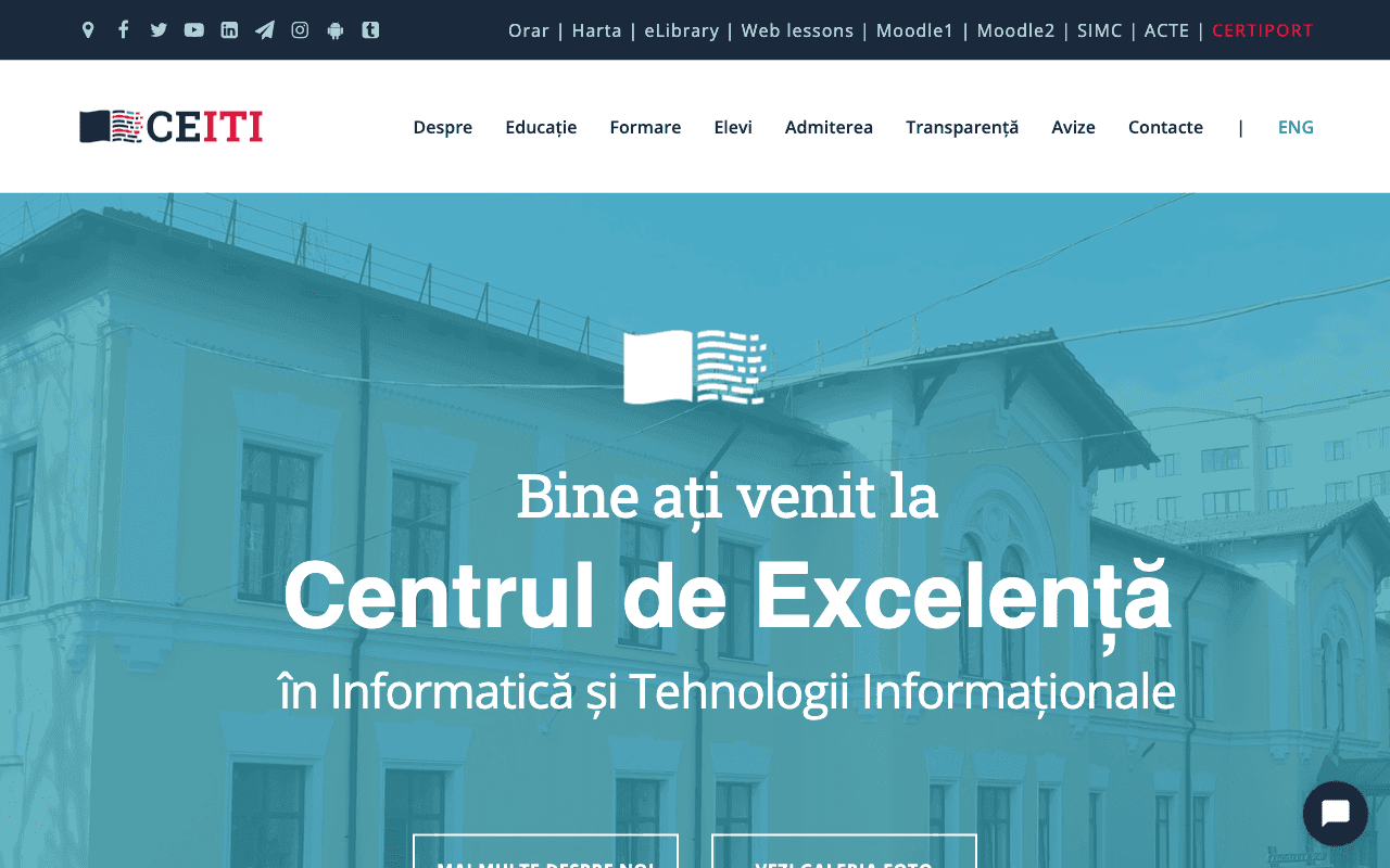 CEITI — production website screenshot